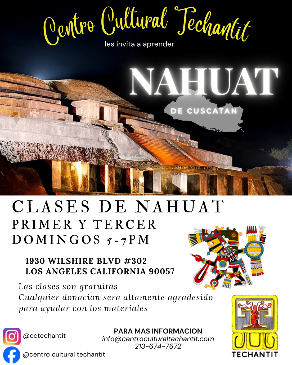 Clases de Nahuat de Cuscatán
